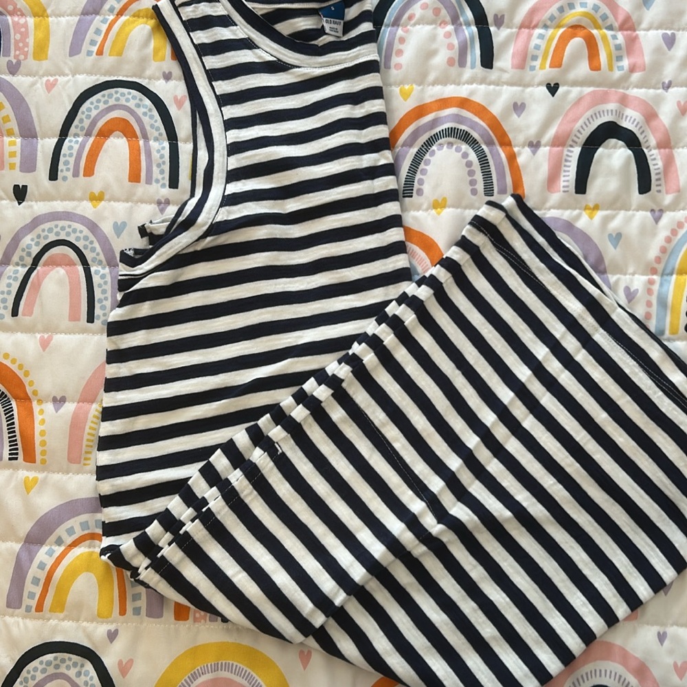 Old Navy and White Striped Dress